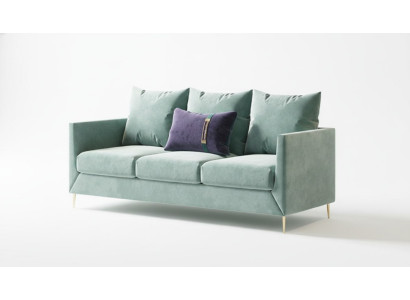 3 miejsce siedzące Material Sofa Żywy krajobraz Relaks Siedziba Design Couch Lounge Sofy Aksamit