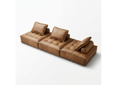Sofa trzyosobowa 3 miejsce do siedzenia Żywy krajobraz Kanapy Siedziba Design Couch Lounge Sofy