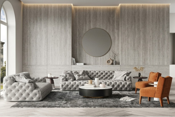 Skóra Zestaw sofowy 3+2 miejsce do siedzenia Sofa Chesterfield Siedziba Design Couch Lounge Sofy