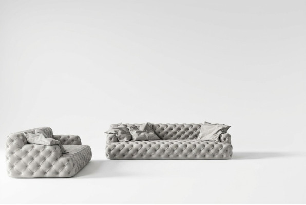 Skóra Zestaw sofowy 3+2 miejsce do siedzenia Sofa Chesterfield Siedziba Design Couch Lounge Sofy