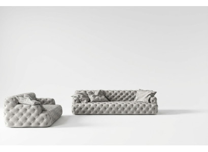 Skóra Zestaw sofowy 3+2 miejsce do siedzenia Sofa Chesterfield Siedziba Design Couch Lounge Sofy
