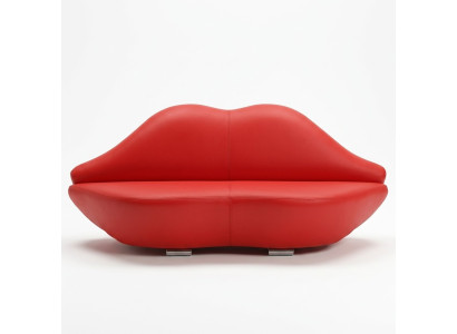 Lips Sofa 2 Siedziba Podkładka Modern Relaks Siedziba Luxury Meble Sofy Kanapa Dwuosobowa