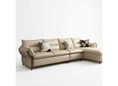Meble Żywy krajobrazu Luksusowa Sofa Narożnik Ustawić Narożnikowa kanapa Podkładka w kształcie litery L Modern Relaks
