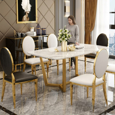 Tabela Stół obiadowy Nowoczesna jadalnia Kuchnia stoły Design Stoły do ​​jadalni Meble do salonu