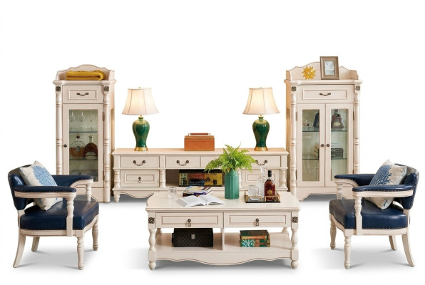 Galota Living Room Szkło Classic 2-częściowe. Witryny Szafa Półka Zestaw Półek Drewno