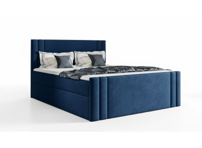 Łóżko Sypialnia łóżko Podkładka Design Double Luxury 180x200 Box Spring Nowość