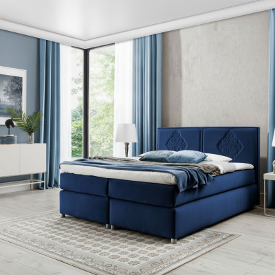 Skrzynka sprężynowa Łóżko Sypialnia łóżko Podkładka Design Double Hotel Luxury 200x200 Nowość