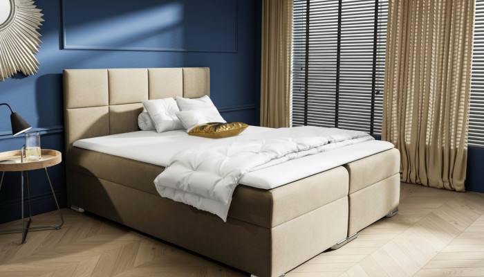 Łóżko skrzyniowe Sypialnia Podkładka Design Double Hotel Nowoczesne Łóżko Podstawa łóżka