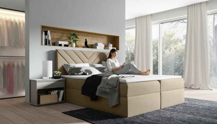 Łóżko Podstawa łóżka łóżko z materacem sprężynowym podwójne Hotel Modern Podstawa łóżka łóżka Sypialnia