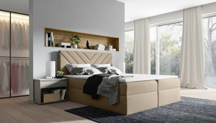 Łóżko Podstawa łóżka łóżko z materacem sprężynowym podwójne Hotel Modern Podstawa łóżka łóżka Sypialnia