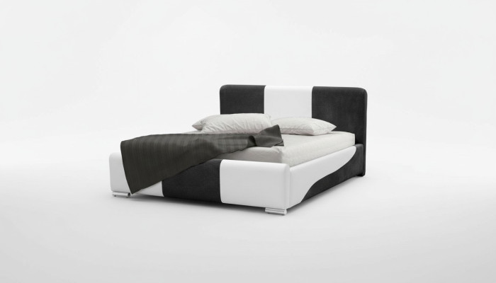 Rama łóżka Sypialnia Design Double Hotel Modern Materiał 160x200 łóżka Nowość