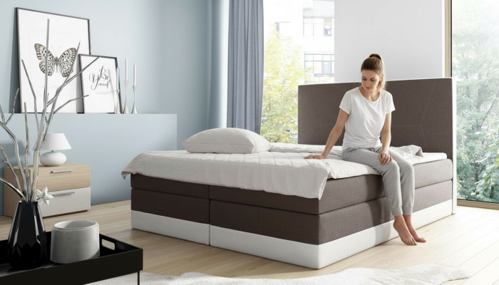Hotel Dwuosobowy Nowoczesne Łóżko Sypialnia łóżko 160x200 łóżko z materacem sprężynowym nowość