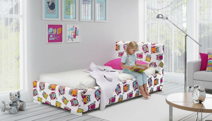 Łóżko młodzieżowe składane Kids Design Nowoczesne łóżko żłobek 90 cm Podstawa łóżka Nowość
