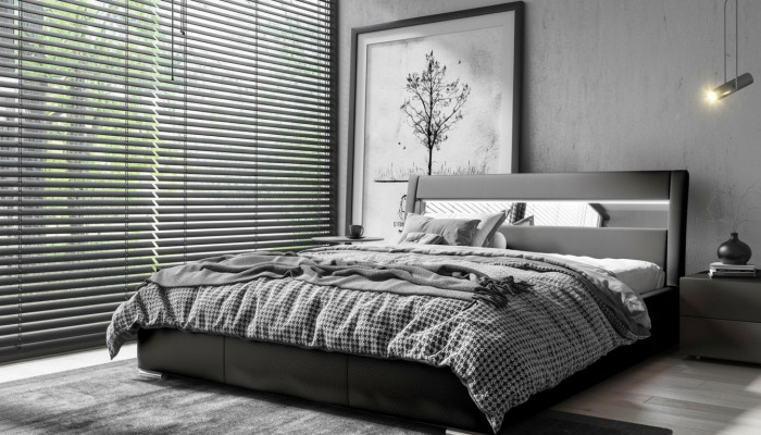 Rama łóżka Drewno Łóżko Design Double Hotel Nowoczesne Łóżko Sypialnia łóżka Meble