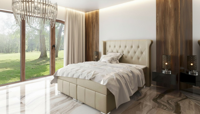 Chesterfield Łóżko + Podstawa łóżka Boxspring łóżka Sypialnia Hotel wszystko Rozmiary !