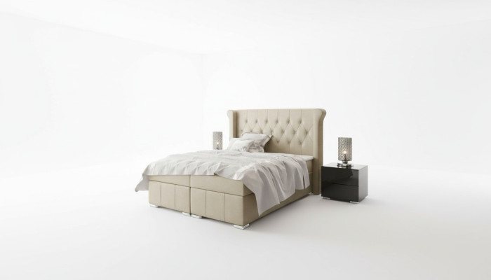 Chesterfield Łóżko + Podstawa łóżka Boxspring łóżka Sypialnia Hotel wszystko Rozmiary !