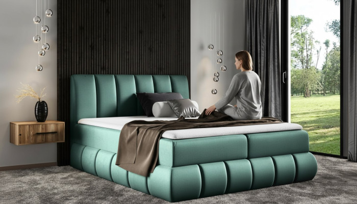 Łóżko z Podstawą łóżka łóżko podwójne łóżko z materacem sprężynowym Podwójne łóżko łóżko tapicerowane Hotel