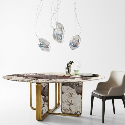 Stoły Kamienne do Jadalni Okrągłe stoły Design Tabela Okrągłe Meble jadalnia Modern New