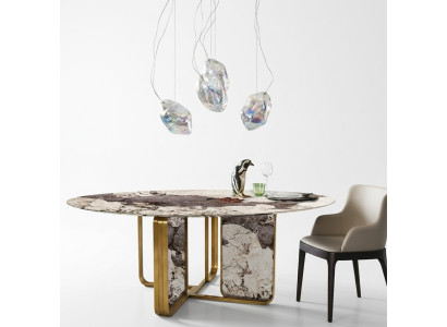 Stoły Kamienne do Jadalni Okrągłe stoły Design Tabela Okrągłe Meble jadalnia Modern New