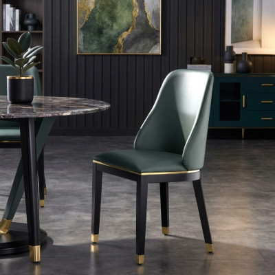 Krzesło Krzesła Design Fotel Drewno Podkładka Classic Prawdziwe drewno jadalnia Meble