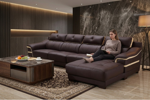 Sofa Narożnik Narożnikowa kanapa Narożnik w kształcie litery L Sofa tapicerowana Siedziba designerskie kanapy sofy Żywy krajobraz