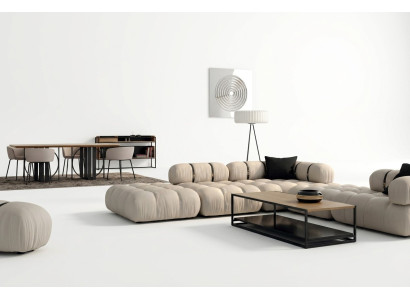 Narożnikowa kanapa Sofa L-Shape Biały Sofy Nowoczesny Salon Włókienniczy Podkładka Design Narożnik Nowość