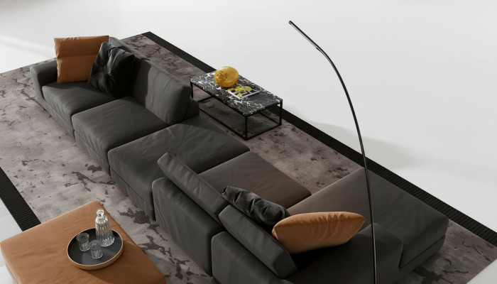 Luksusowa Narożnikowa kanapa Sofa w kształcie litery L Sofy Nowoczesny Salon Włókienniczy Podkładka Design Narożnik Nowość