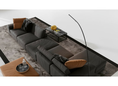 Luksusowa Narożnikowa kanapa Sofa w kształcie litery L Sofy Nowoczesny Salon Włókienniczy Podkładka Design Narożnik Nowość