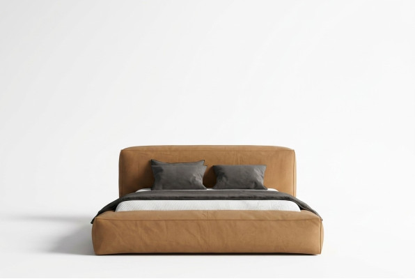 Design Łóżko Double Modern Hotel Włókienniczy Luxury Sleep Pokój łóżko Rama łóżka