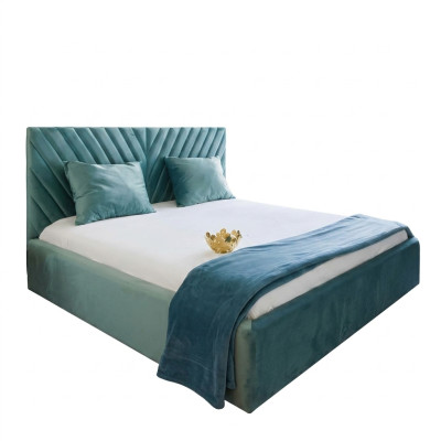 Double Design Łóżko Nowoczesny Hotel Włókienniczy Luksusowy Pokój Sleep Rama łóżka