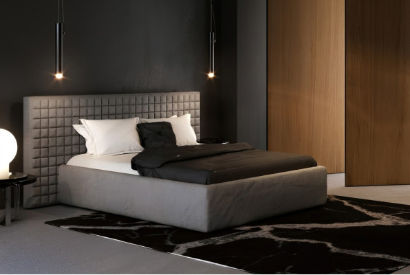 Design Łóżko Double Funkcja łóżka Hotel Włókienniczy Sypialnia łóżka Rama Hotel