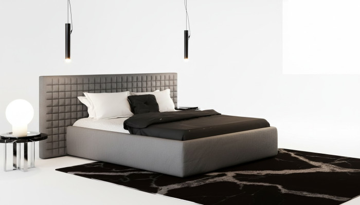 Design Łóżko Double Funkcja łóżka Hotel Włókienniczy Sypialnia łóżka Rama Hotel