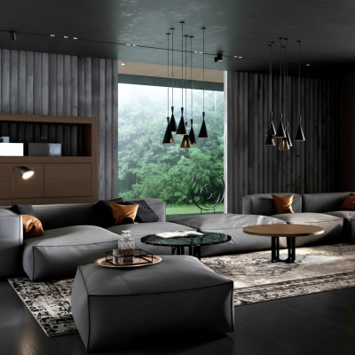 Luksusowa Sofa XXL Siedziba Sofy Materiał Living Room Design Kanapy Podkładka Modern 590 cm