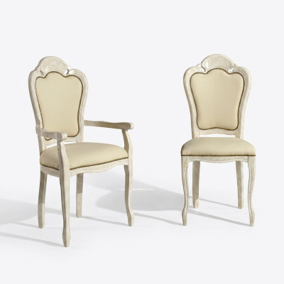 Krzesło bez podłokietników krzesło do jadalni Drewno Materiał jadalnia Krzesła Design Fotel Nowość