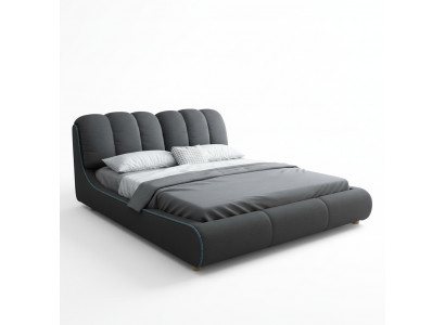 Design Drewno Nowoczesne Łóżko 180x200 Sypialnia Małżeństwo Luksusowe łóżko hotelowe