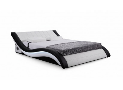 Łóżko Design Digital USB bed Luxury Sypialnia Meble Skóra Double