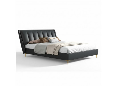łóżko Włókienniczy Hotel Luxury Podkładka Siedziba Materiał Włochy Designer Łóżko Sypialnia