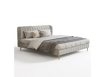 łóżko dwuosobowe Pokój luksusowy Chesterfield designerskie Łóżko Skóra Hotel