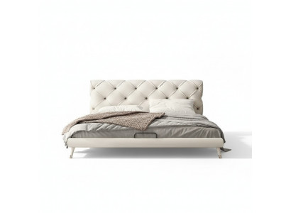 łóżko 180x200cm Sleep Pokój Włókienniczy Materiał Łóżko Chesterfield Design Luxury