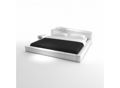 Nowoczesny hotelowy stelaż do spania Pokój luksusowy Skóra design Łóżko podwójne