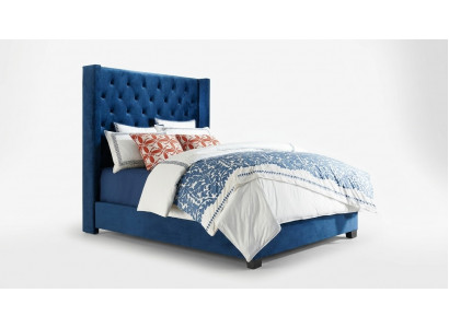 Chesterfield Sleep Pokój dwuosobowy projekt Skóra luksusowy hotel Łóżko