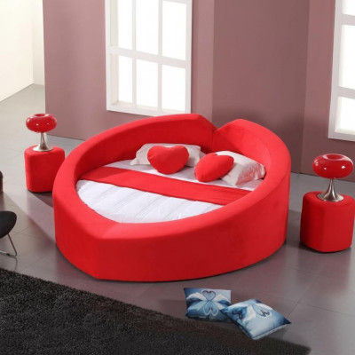 Designerskie łóżko w kształcie serca miesiąc miodowy Łóżko luksusowa rama łóżka Łóżko burdel