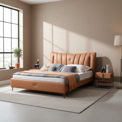 Podwójne łóżko podwójne łóżko designerskie NOWOŚĆ 180x200cm Designerskie łóżko tapicerowane