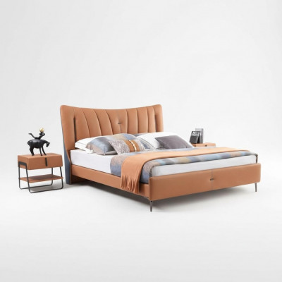 Podwójne łóżko podwójne łóżko designerskie NOWOŚĆ 180x200cm Designerskie łóżko tapicerowane