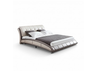 Design Skóra Łóżko Podkładka Podwójne łóżka hotelowe Sleep Pokój Małżeństwo 180x200 cm