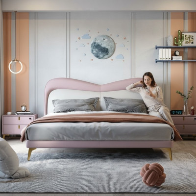 Design Luksusowe Łóżko Hotelowe Dwuosobowe 180x200cm Nowa Luksusowa Sypialnia