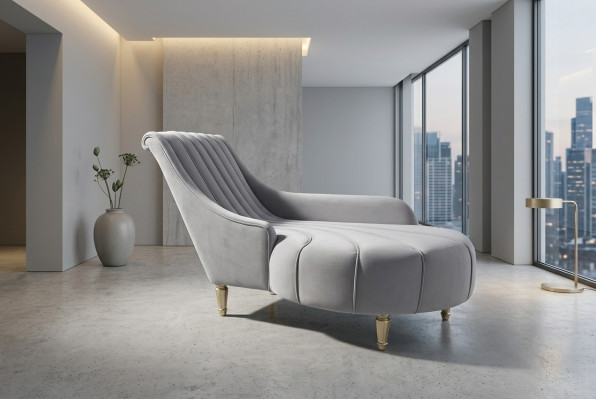 Szezlong sofa w stylu Antyk kanapa leżaki szezlong Włókienniczy Modern 2080 Meble