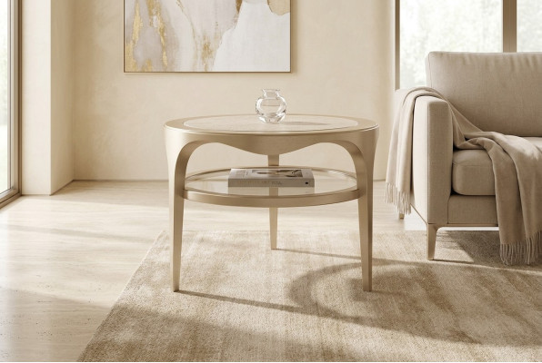 Salon Okrągłe Noble Art Nowoczesny Luksus Stolik Design Meble stolik kawowy