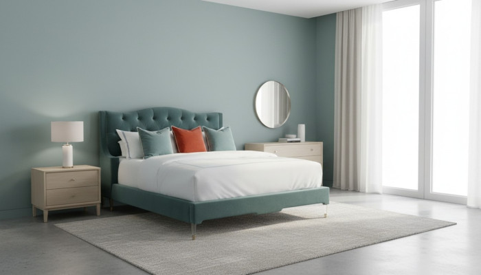 łóżko Chesterfield Sleep Pokój Skóra Łóżko Podkładka Design Luxury Double Hotel