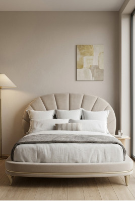 Luksusowe łóżko Hotel Royal Meble Material bed Design Meble Łóżko tapicerowane Rama